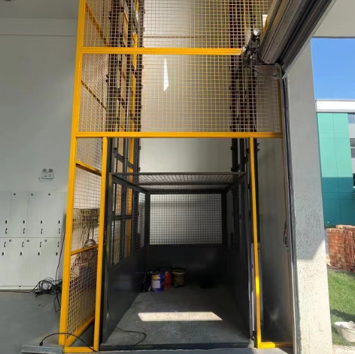 大田导轨式升降机助力物流园破解运输难题